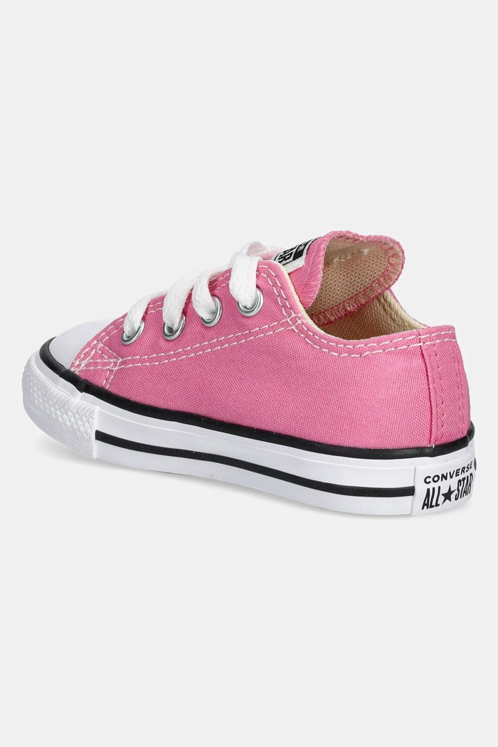 Момиче Converse - Ниски кецове за деца 7J238 розов