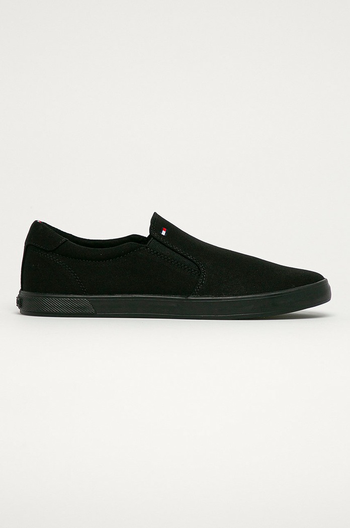Tommy Hilfiger - Πάνινα παπούτσια H2285ARLOW 403 slip on μαύρο FM0FM00597