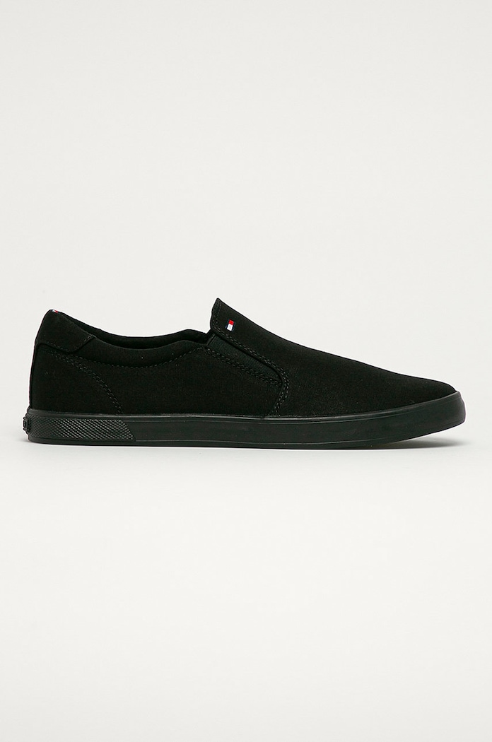 Tommy Hilfiger - Πάνινα παπούτσια H2285ARLOW 403 slip on μαύρο FM0FM00597