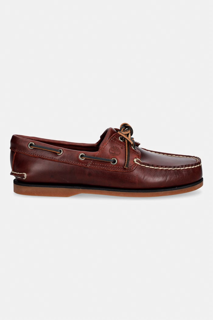 Timberland mokasyny męskie skórzane 25077 brązowy SS17