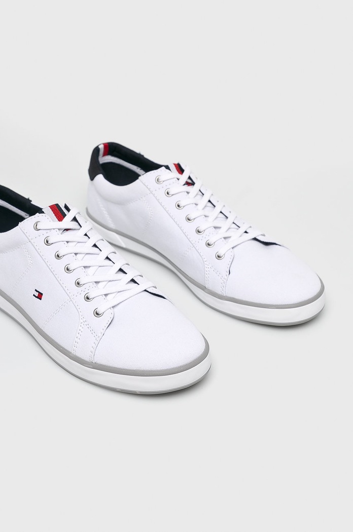 Tommy Hilfiger - Πάνινα παπούτσια H2285ARLOW 1D FM0FM00596 λευκό AA00