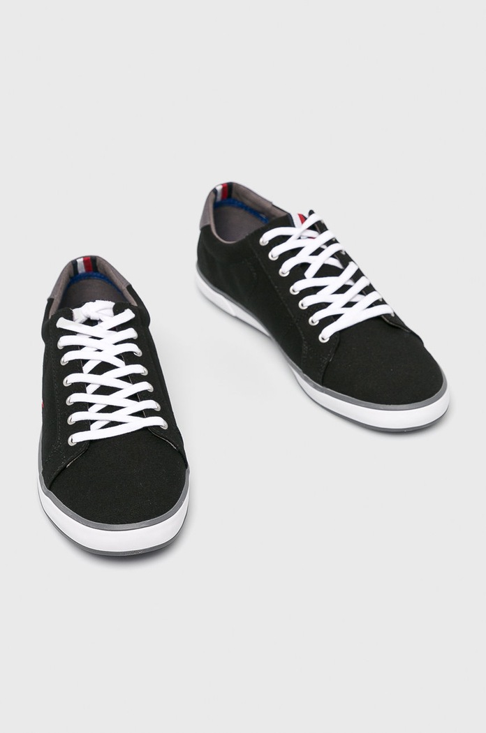 Tommy Hilfiger - Πάνινα παπούτσια H2285ARLOW 1D FM0FM00596 μαύρο AA00