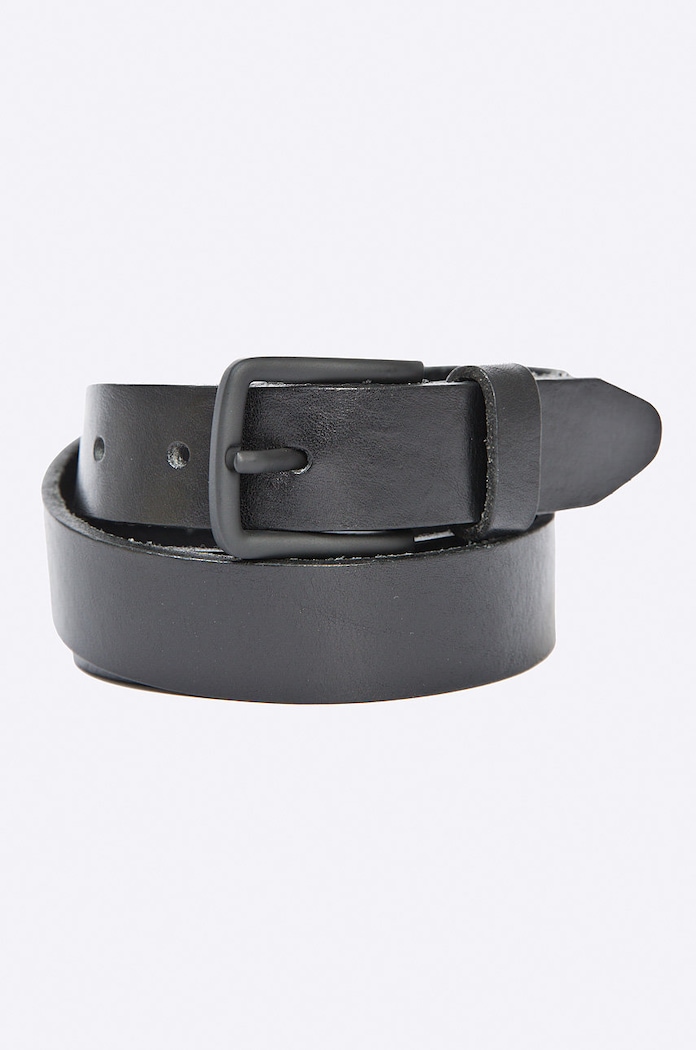 Jack & Jones - Bőr öv fekete 12111066