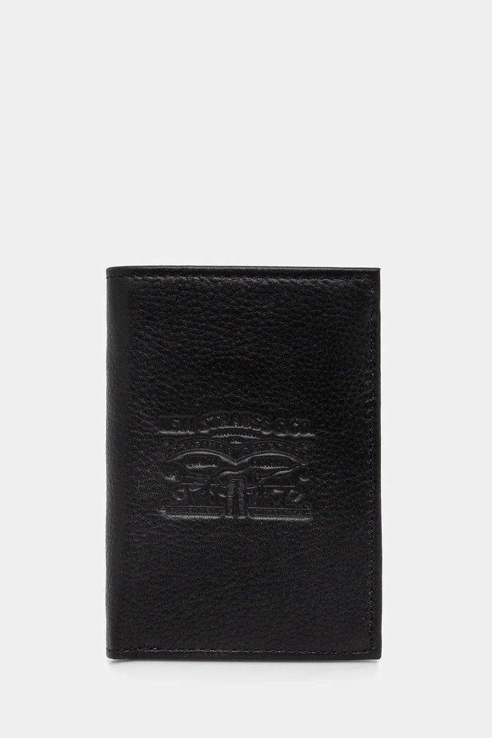 Levi's - Pénztárca skórzany fekete 222543.EU