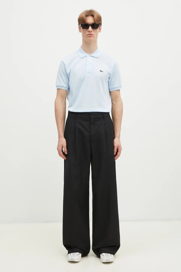 Lacoste polo bawełniane L1212. L1212. niebieski