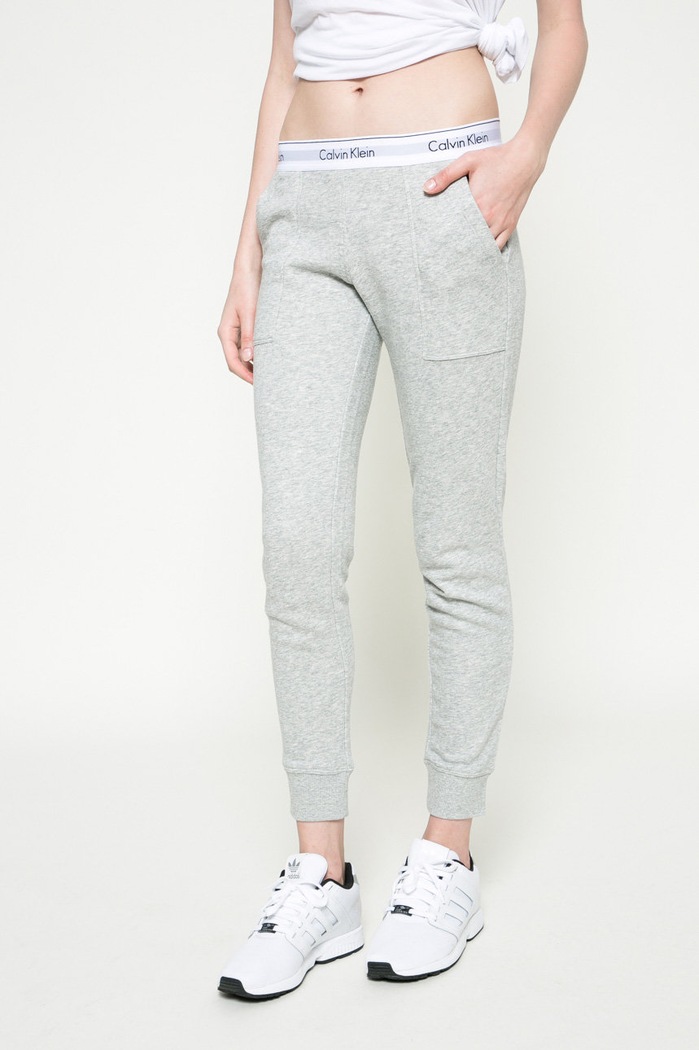 Calvin Klein Jeans - Nadrág melanzs szürke 000QS5716E