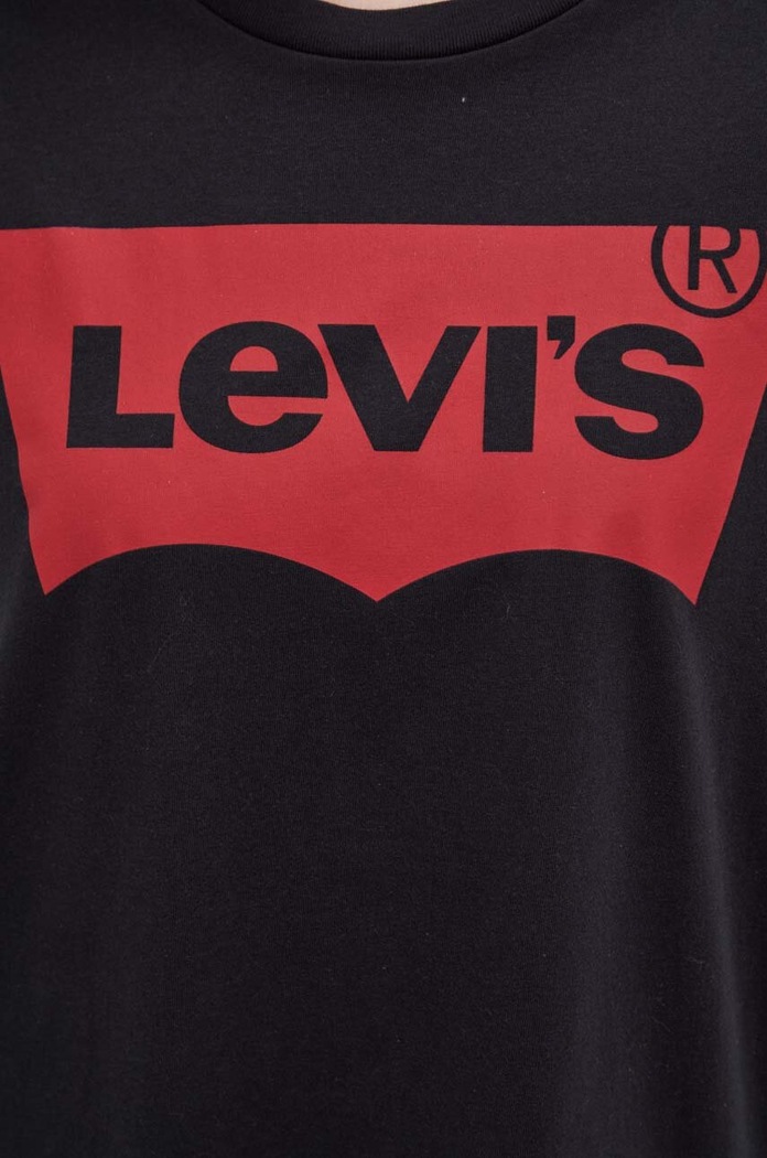 Bavlnené tričko Levi's 17369.0201 čierna