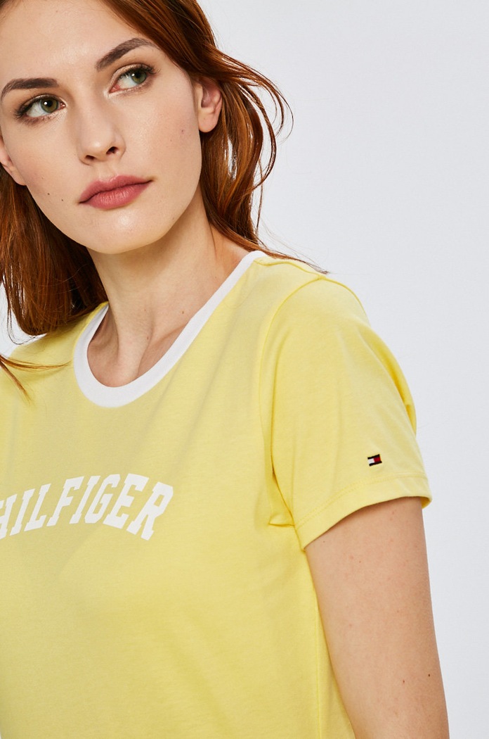 Tommy Hilfiger - Top žltá UW0UW00091