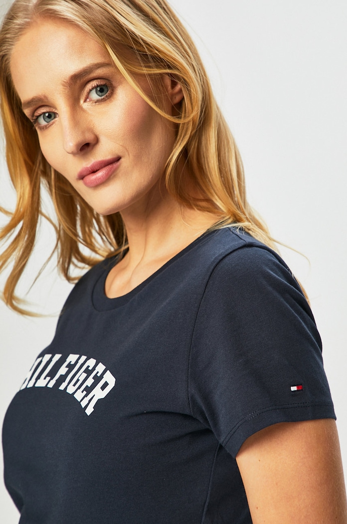 Tommy Hilfiger - Top tmavomodrá UW0UW00091