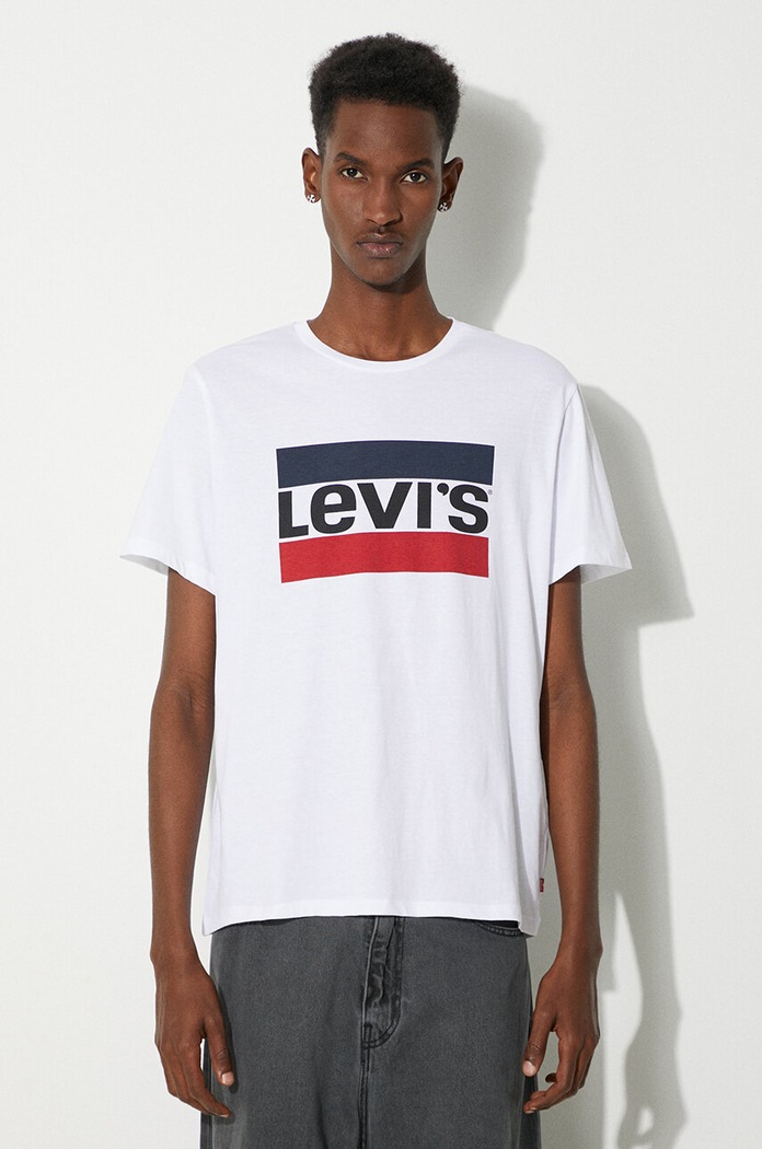 Levi's Mainline Graphic Tee White cotton white 39636.0000