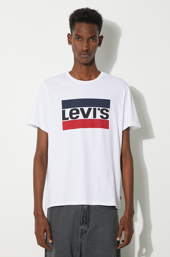 Levi's Mainline Graphic Tee White cotton white 39636.0000