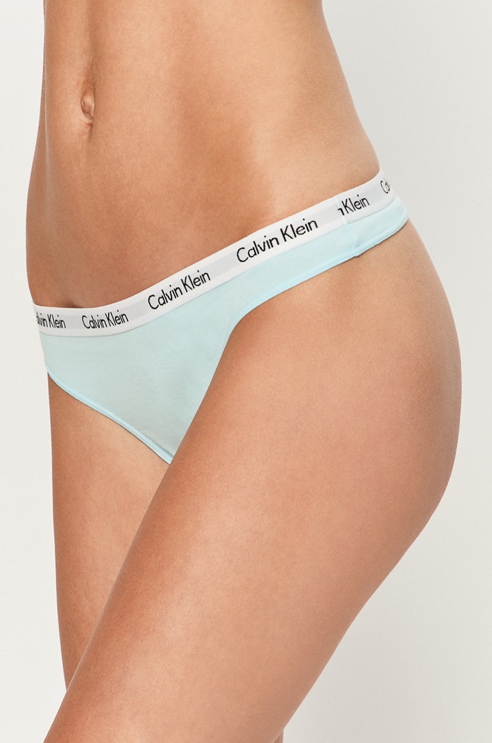 Calvin Klein Underwear - Stringi stringi niebieski 0000D1617E