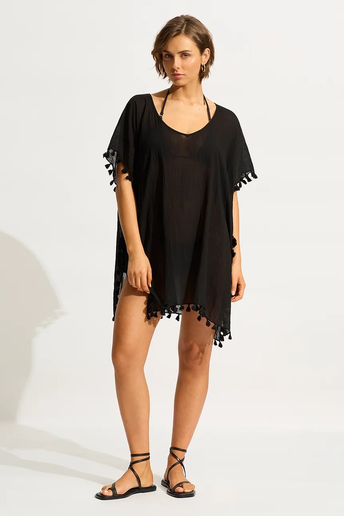 Seafolly - Plážový odev čierna 52162