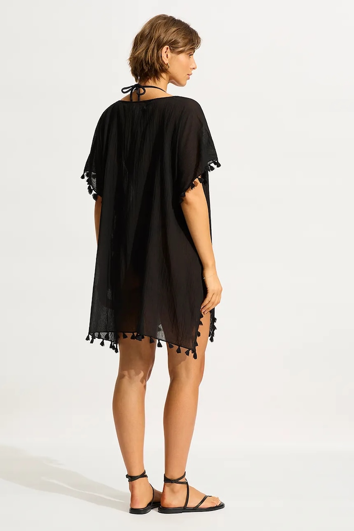 Seafolly - Plážový odev 52162 čierna SS26