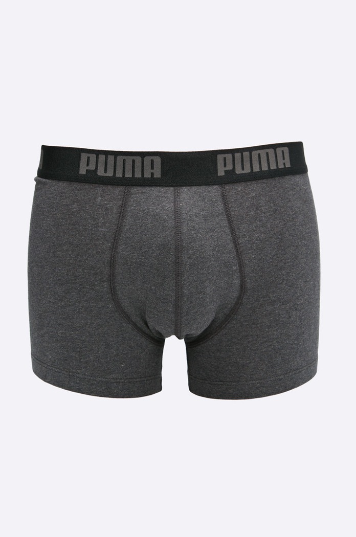 Puma - Boxerky (2-pak) 90682305 jemný vzor sivá 90682305