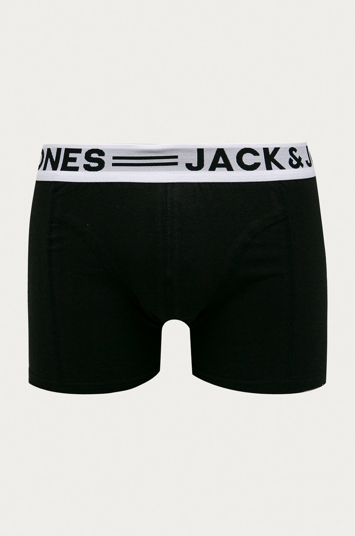 Jack & Jones - Boxerky (3-pack) pletenina černá 12081832