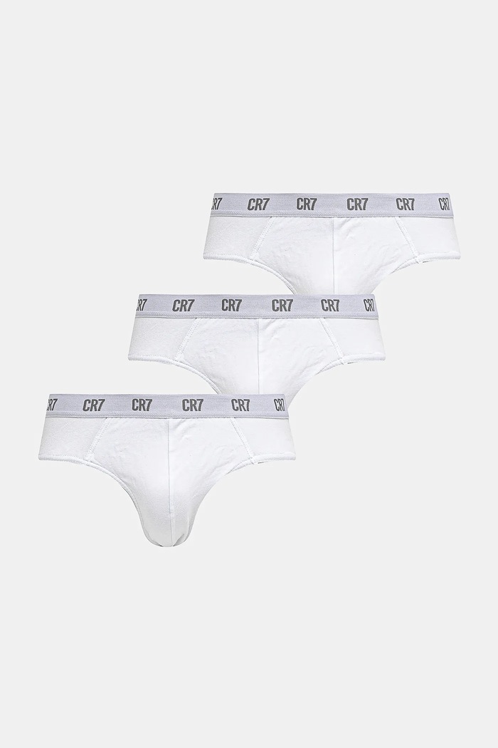CR7 Cristiano Ronaldo - Slip gaćice (3-pack) 8100.6610.100 bijela AW21