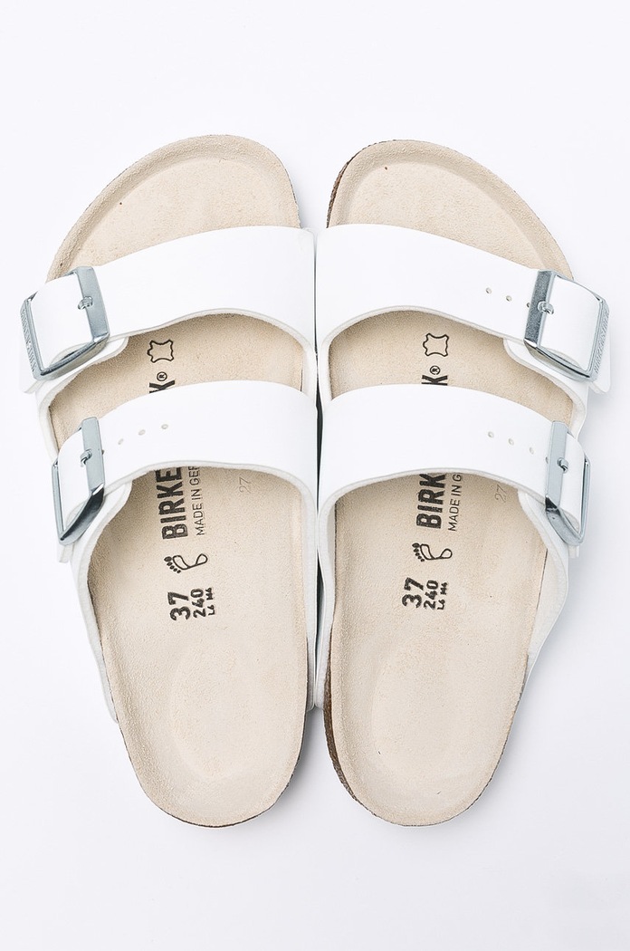 Birkenstock Papuci Arizona 51731 alb AA00
