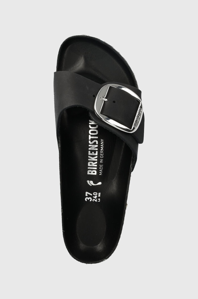 Birkenstock papuci din nubuc Madrid Big Buckle 1006523