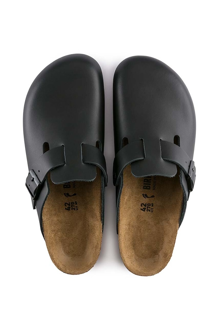 Шльопанці Birkenstock Boston чорний 60191