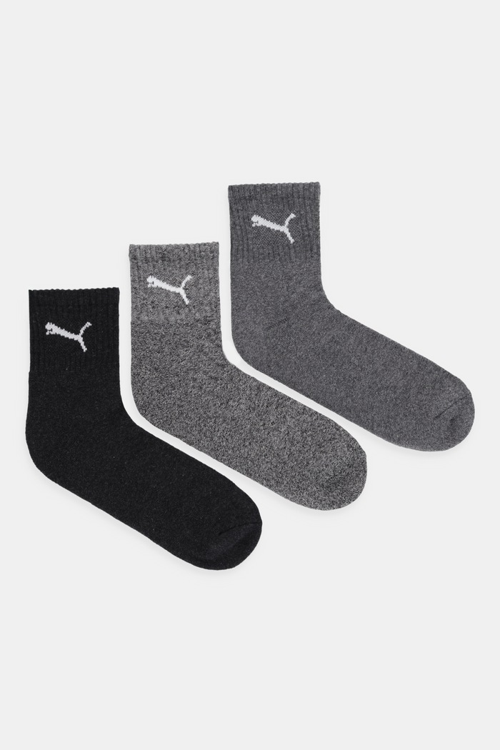 Puma nogavice (3-Pack) siva 90611003