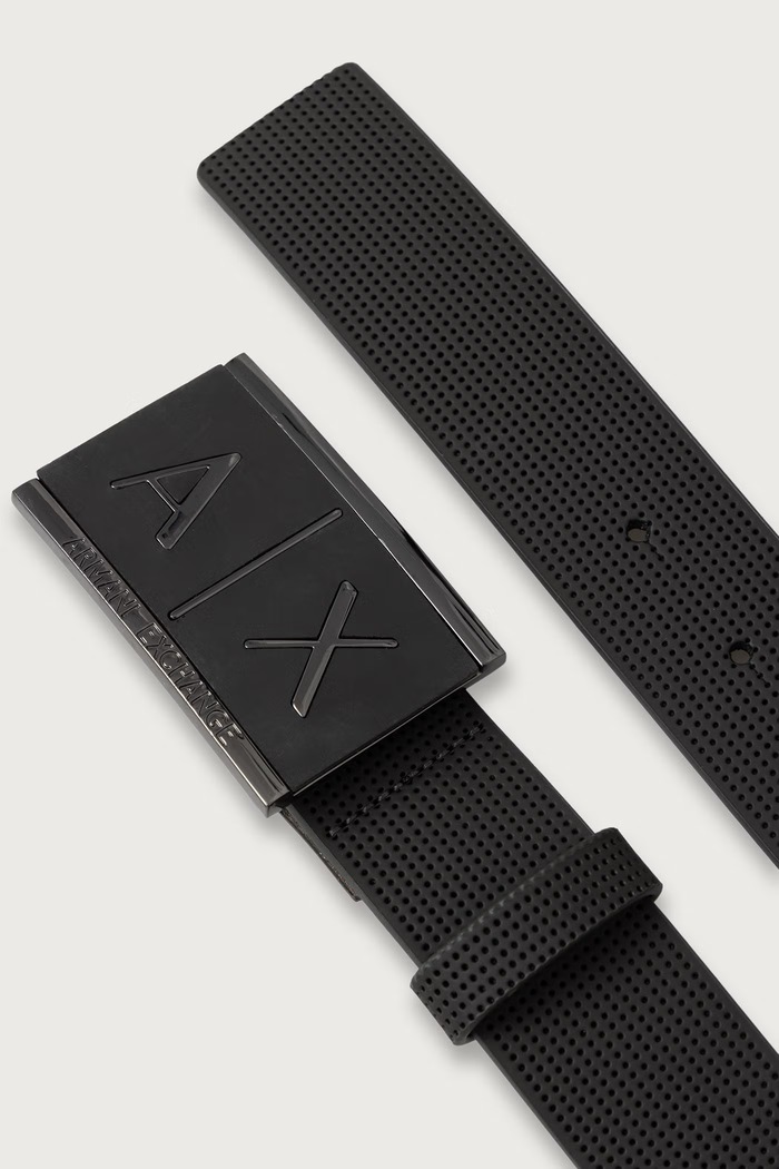 Armani Exchange Ремень для мужчин кожаный 951019.CC507 серый AA00