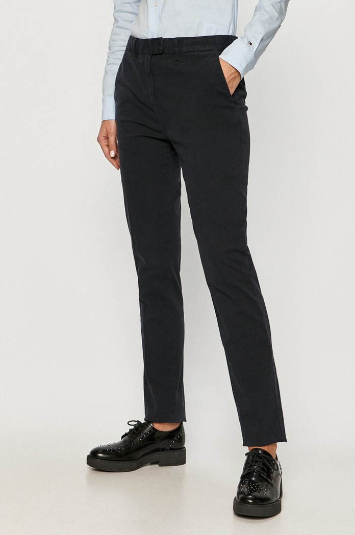 Tommy Hilfiger - Kalhoty Marin medium námořnická modř WW0WW20489