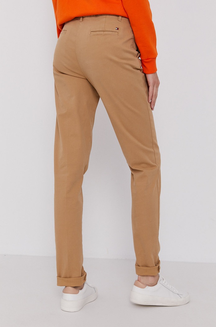 Oblečenie Tommy Hilfiger - Nohavice Marin WW0WW20489 béžová