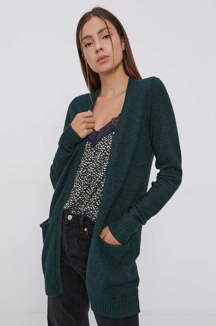 Cardigan Vila 14044041 verde