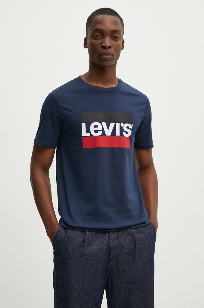 Levi's μπλουζάκι σκούρο μπλε 39636.0003