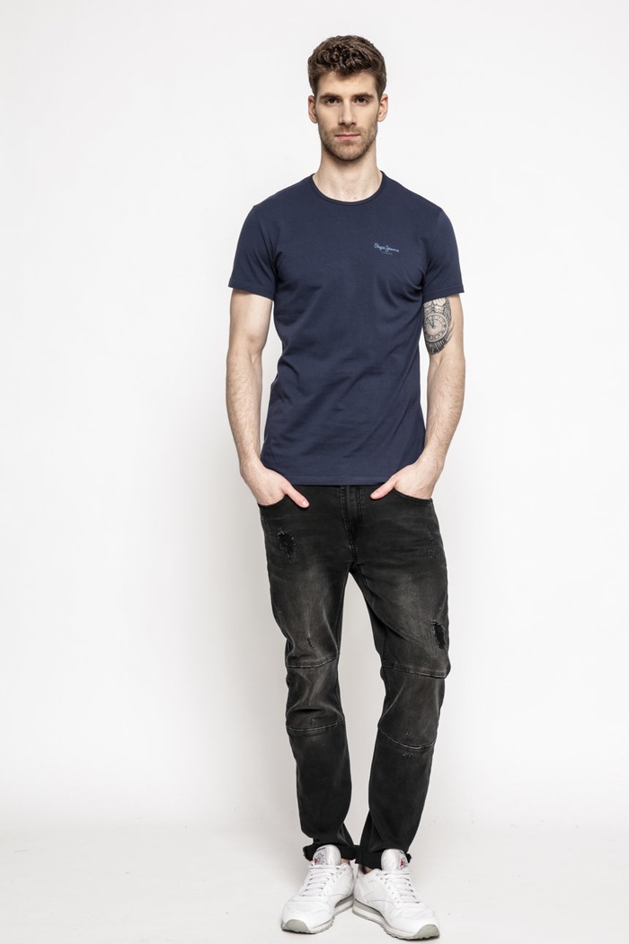 Pepe Jeans T-shirt PM503835 granatowy AA00