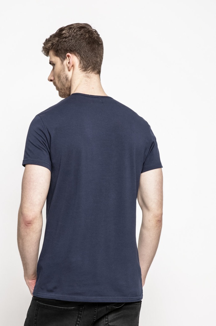Odzież Pepe Jeans T-shirt PM503835 granatowy