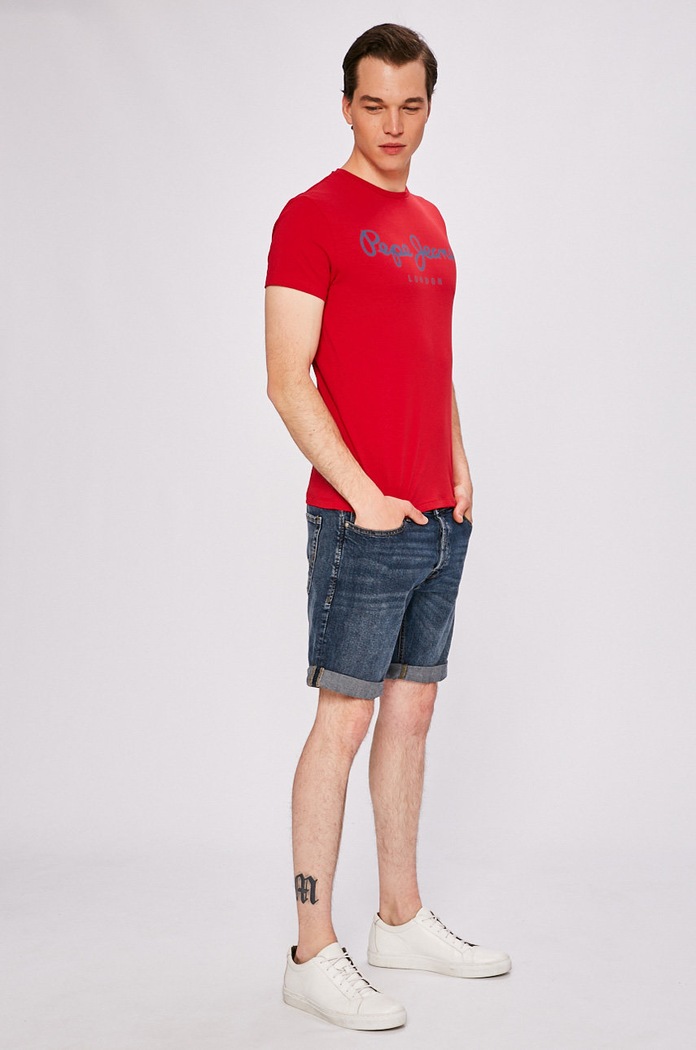 Pepe Jeans Tricou PM501594. rosu AA00