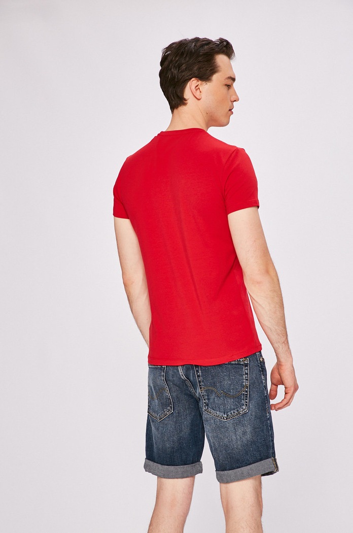 Îmbrăcăminte Pepe Jeans Tricou PM501594. rosu