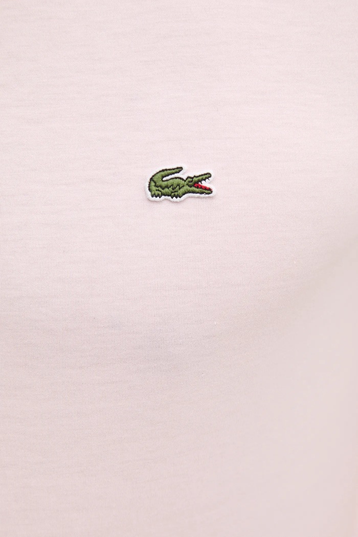 Lacoste tričko pánske bavlnené ružová TH6709