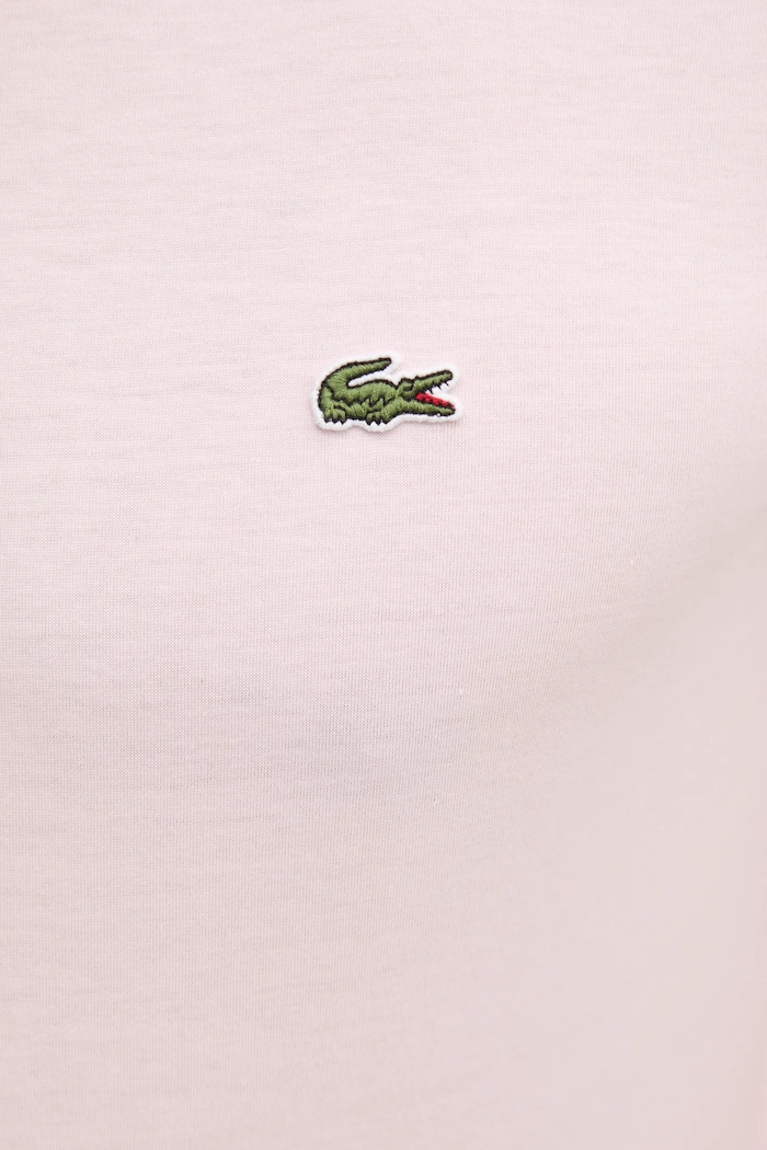 Lacoste tričko pánske bavlnené ružová TH6709