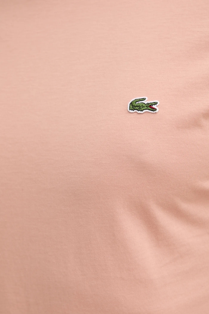 Lacoste tričko pánske bavlnené TH6709 oranžová