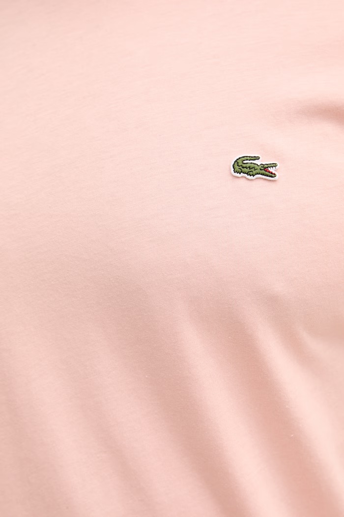 Lacoste tričko bavlněné pánské TH6709 růžová