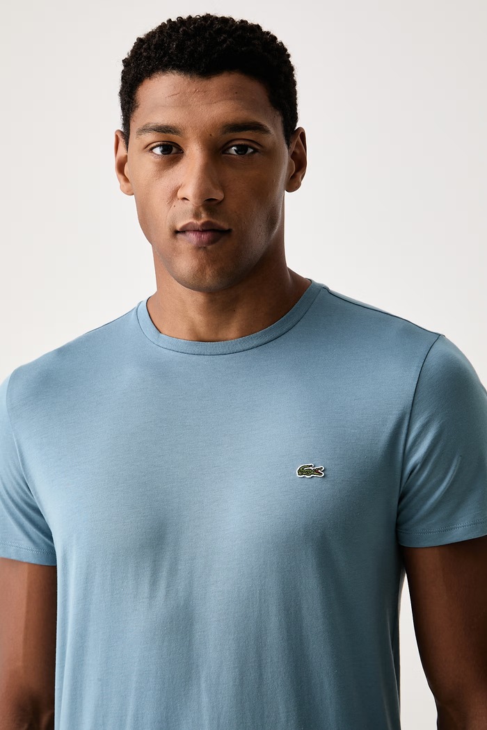 Lacoste tričko pánské bavlněné modrá TH6709