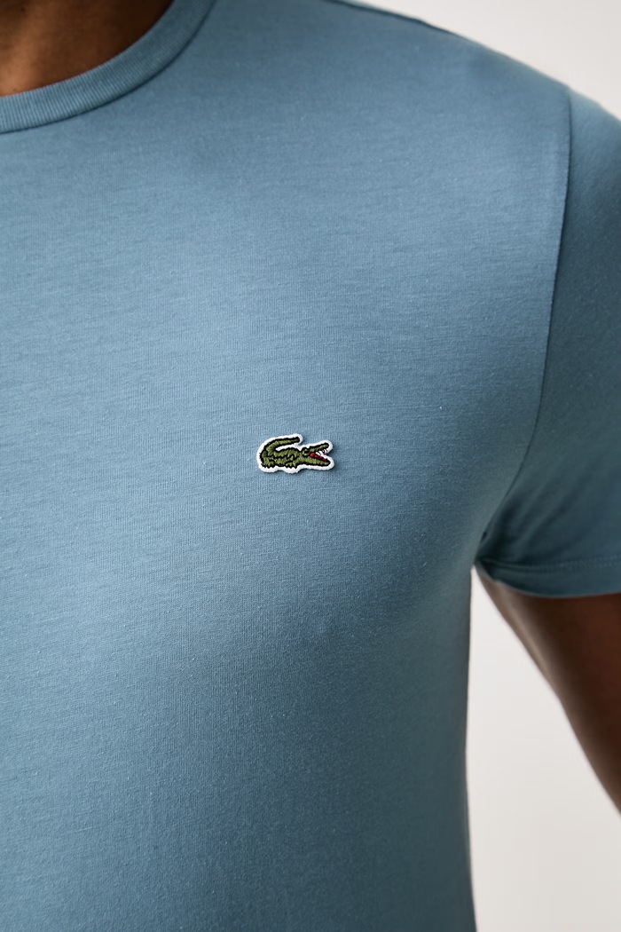 Lacoste tričko pánské bavlněné TH6709 modrá