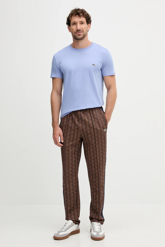 Lacoste тениска мъжка от памук TH6709 син SS26