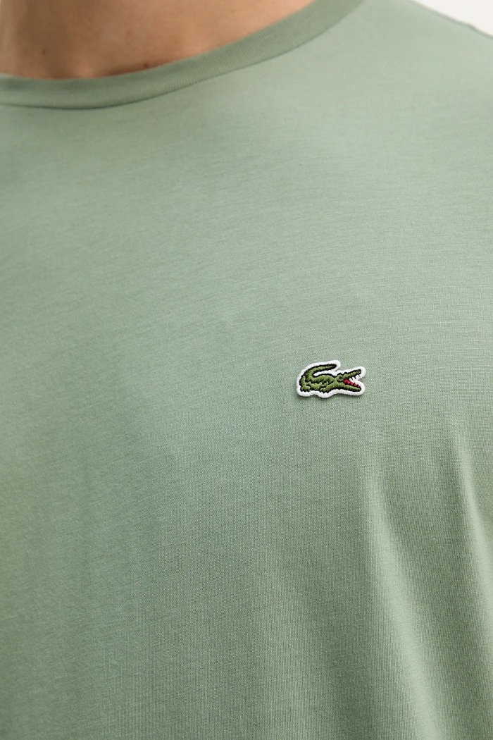 Lacoste tričko pánske bavlnené TH6709 zelená