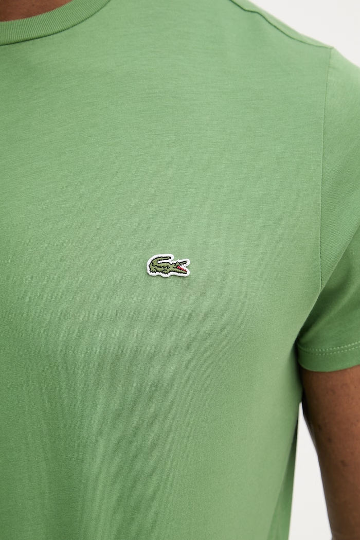 Lacoste tričko pánske bavlnené TH6709 zelená