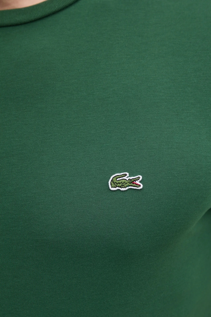 Lacoste tričko pánske bavlnené TH6709 zelená