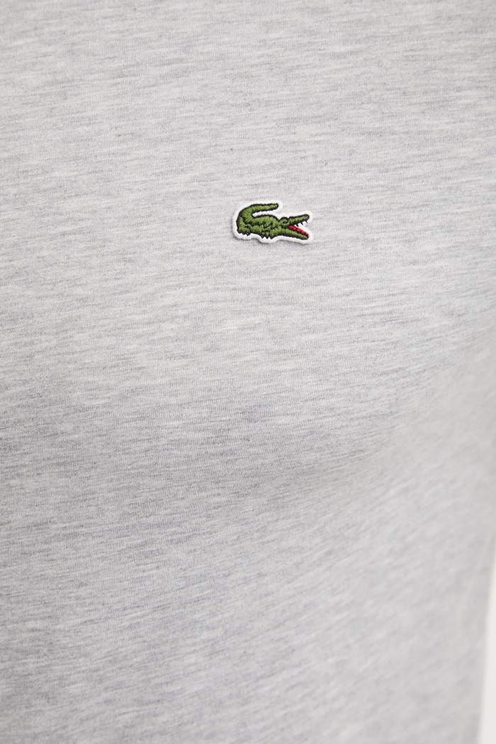 Lacoste t-shirt férfi pamut TH6709 szürke