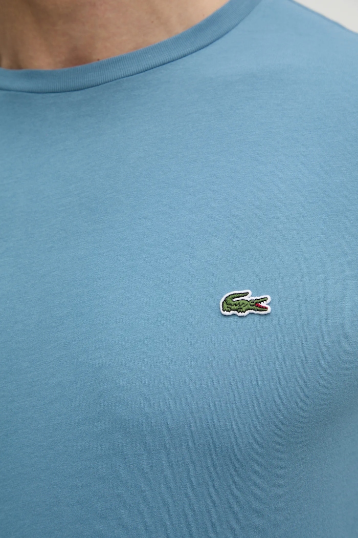 Lacoste tričko pánske bavlnené modrá TH6709