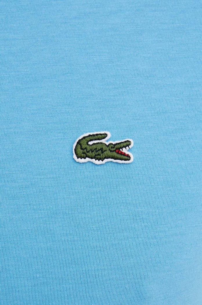 Lacoste t-shirt Ανδρικό βαμβακερό TH6710 μπλε