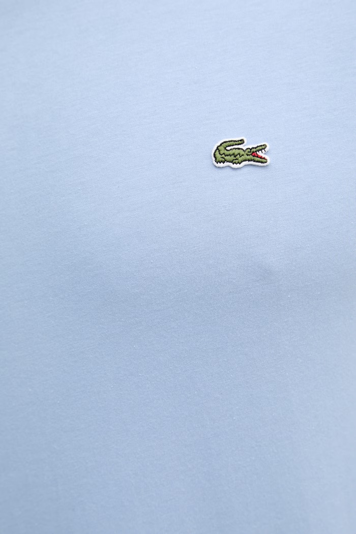 Lacoste tričko bavlněné pánské TH6710 modrá