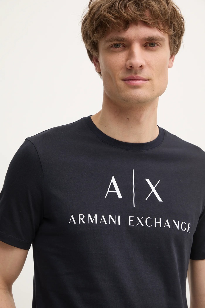 Armani Exchange t-shirt sötétkék 8NZTCJ.Z8H4Z.NOS