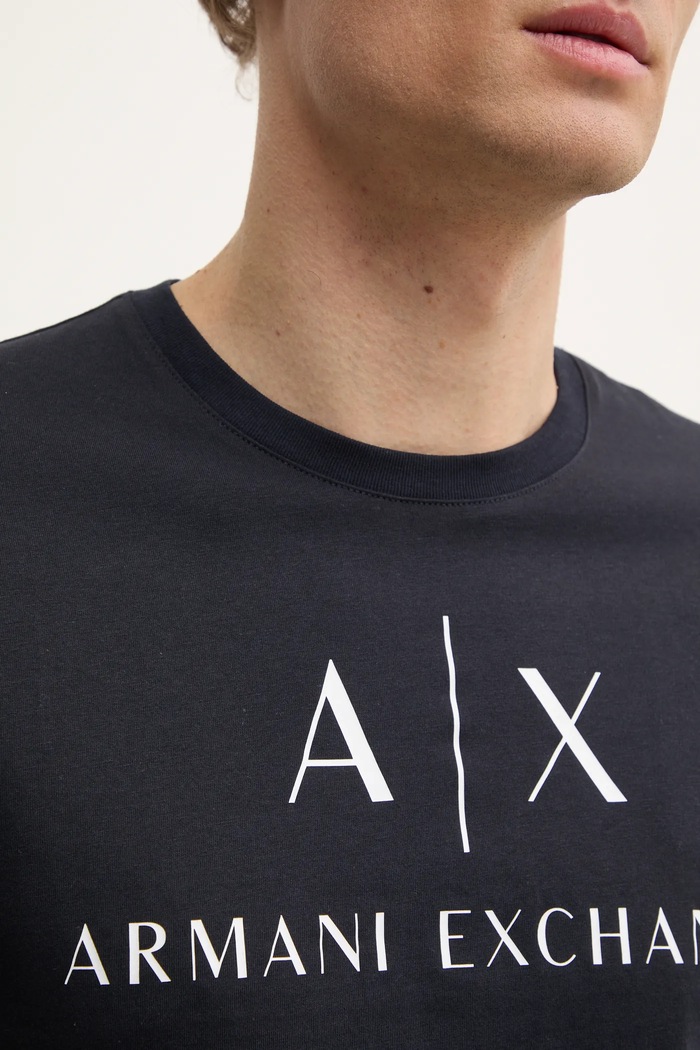 Armani Exchange t-shirt 8NZTCJ.Z8H4Z.NOS sötétkék